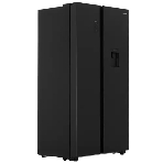 Холодильник Gorenje NRR9185EABXLWD черный матовый двухкамерный 353/191л морозилка снизу, No Frost, Side by Side