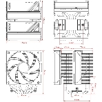 Устройство охлаждения(кулер) ID-Cooling Frozn A620 ARGb черный 120мм алюминий+медь 2000rpm 30db 4-pin 270W 154мм