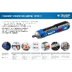 Отвертка аккумуляторная 4 Vmax, в кейсе с набором 33 бит ЗУБР Профессионал PSD-4S