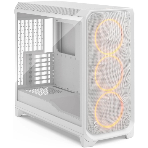 Корпус Fractal Design Meshify 3 XL White RGB TG Clear Tint, Midi-Tower, белый, 3 x 140 мм