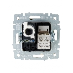 Розетка компьютерная двойная RJ11+RJ45 IEK BRITE РК/Т12-БрС кат.5E сталь