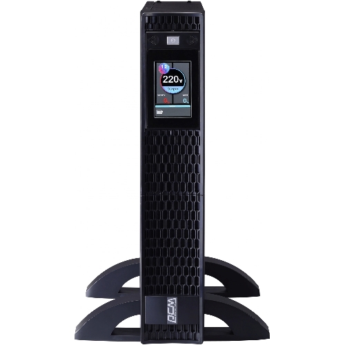 Источник бесперебойного питания Powercom Next, On-Line, 1000VA/1000W, Rack/Tower, 8*IEC320-C13, LCD, Serial+USB, SmartSlot, подкл. доп. Бат.