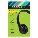 Беспроводные/проводные наушники Ergolux ELX-BTHP01-C02 черный, накладные, Bluetooth 5.0 + проводной, складная конструкция, до 6 ч