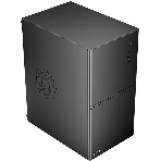 Компьютерный корпус CBR mATX Minitower V861, без БП, 2хUSB 2.0, HD Audio+Mic, черный PCC-MATX-V861-WPSU
