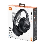 Беспроводные/проводные наушники JBL Tune 780NC черный, полноразмерные, Bluetooth + проводной, адаптивное шумоподавление