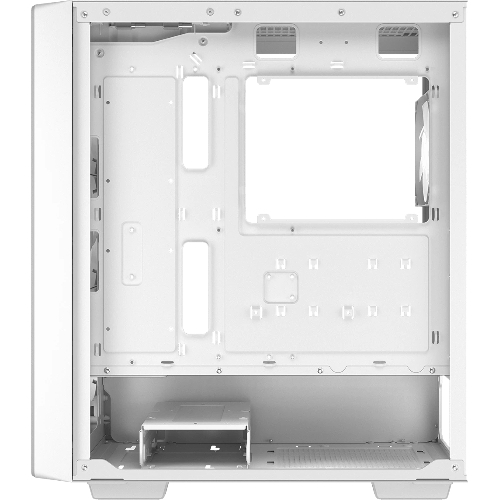 Компьютерный корпус Deepcool CC560 MESH V2 WH без БП, боковое окно (закаленное стекло), 3x120мм ARGb LED вентилятор спереди и 1x120мм ARGb LED вентилятор сзади, белый, ATX