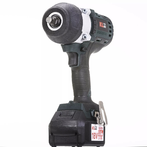 Профессиональный бесщеточный гайковерт аккумуляторный KLPRO KLSS18BHX-50 (18В, Li-ion-2шт, 5.0Ач, 800Нм, 2 скорости, подсветка,З/У,в кейсе)