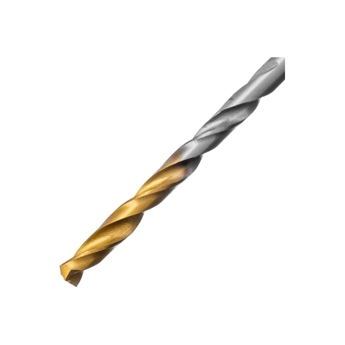 Сверло спиральное по металлу Denzel 3,2 x 65мм, Р6М5, Golden Tip, 2 шт.