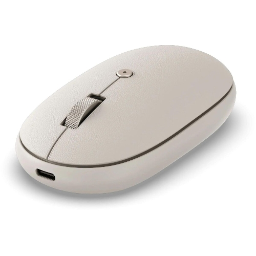 Мышка компьютерная Satechi OntheGo Bluetooth Mouse with USB-C Rechargeable Battery, песочный