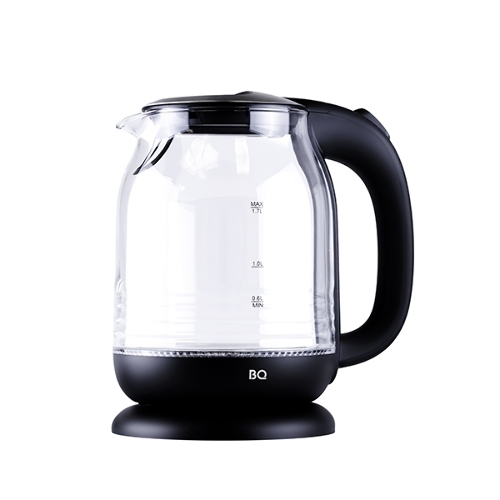 Чайник электрический BQ KT1833G черный/стальной, 2200 Вт, 1.7 л