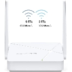 Роутер Mercusys MR20 AC750 Dual-Band Wi-Fi RouterSPEED: 300 Mbps at 2.4 GHz + 433 Mbps at 5 GHzSPEC: 2× Fixed External Antennas, 2× 10/100 Mbps LAN Ports, 1× 10/100 Mbps WAN PortFEATURE: Router/Access Point Mode Mode, WPS/Reset Button, IPTV, IPv6, Parental Controls