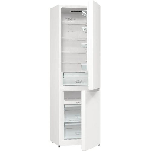 Холодильник Gorenje NRK6201PW4 белый двухкамерный 235/96л морозилка снизу, No Frost
