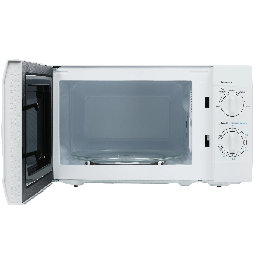 Микроволновая печь Midea MM720CKE белый, 20 л, 700 Вт, переключатели - поворотный механизм