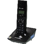Телефон беспроводной (DECT) Panasonic KX-TG1711RUB черный АОН, Caller ID,12 мелодий звонка,подсветка дисплея,поиск трубки