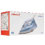 Утюг Atlanta ATH-5544 голубой/белый, 2200 Вт, 32 г/мин, 85 г/мин, 400 мл