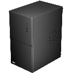 Компьютерный корпус CBR mATX Minitower V861, без БП, 2хUSB 2.0, HD Audio+Mic, черный PCC-MATX-V861-WPSU