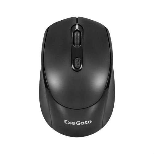Мышь беспроводная ExeGate Professional Standard SR-9005 черный, 1200 dpi, радиоканал, USB, кнопки - 4