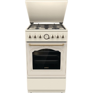 Плита газовая Gorenje GGI5BCLI бежевый, конфорок 4 газовых, духовка 67 л, 50 см x 85 см x 59.4 см