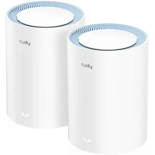 Бесшовный Mesh роутер Cudy M1200 (M1200 2-PACK) AC1200 Wi-Fi белый (упак.:2шт)