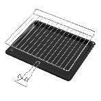 Плита электрическая Maunfeld MEC55CW07 белый, конфорок 4 шт, духовка 60 л, 50 см x 85 см x 60 см