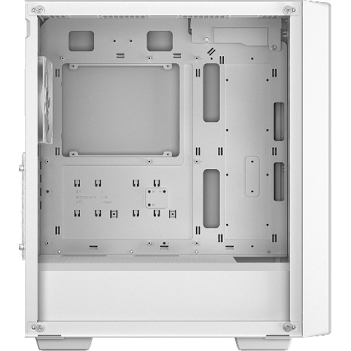 Компьютерный корпус Deepcool CC560 MESH V2 WH без БП, боковое окно (закаленное стекло), 3x120мм ARGb LED вентилятор спереди и 1x120мм ARGb LED вентилятор сзади, белый, ATX