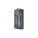 Кабель OLMIO GEEK, Type-C - Type-C, 60W, 1.2м, тканевая оплетка, LCD, черный