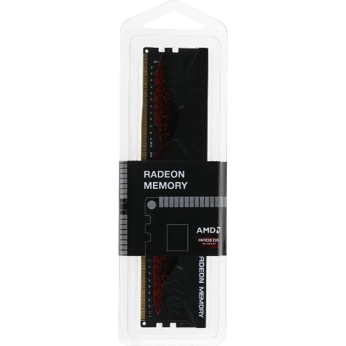 Оперативная память AMD Radeon R9, DDR4, 16GB (1x16GB), 3200MHz, CL16, DIMM, с радиатором, черный
