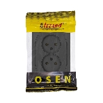 Розетка 2-м LEZARD СП OSEN без заземл. ПБТ, механизм, черный бархат 743-4200-128B