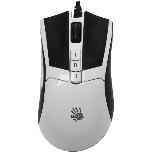 Мышь проводная A4Tech Bloody W90 Max белый/черный, 10000 dpi, USB, кнопки - 10