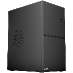 Компьютерный корпус CBR mATX Minitower V861, без БП, 2хUSB 2.0, HD Audio+Mic, черный PCC-MATX-V861-WPSU