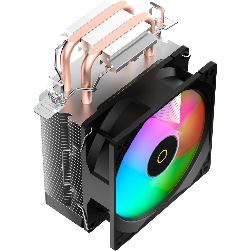 Кулер для процессора Ocypus Gamma A20 BK ARGB, 92mm FARGB FAN, Top FARGB Panel, 2 HEAT PIPES, 3-PIN, 1900 RPM, 21DBA, HYDRO BEARING, LGA115X/1200/1700/18XX, AM4/AM5