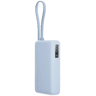 Портативный аккумулятор со встроенным кабелем Xiaomi 67W Power Bank 10000 (Integrated Cable) Ice Blue (BHR08NZGL)