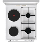 Плита комбинированная Gorenje GK5A12WG белый, конфорок 2 газовых и 2 электрических, духовка 68 л, 50 см x 85 см x 59.4 см