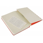 Блокнот Moleskine CLASSIC QP061R Large 130х210мм, 240 страниц, клетка, твердая обложка, фиксирующая резинка, красный