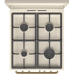 Плита газовая Gorenje GGI5BCLI бежевый, конфорок 4 газовых, духовка 67 л, 50 см x 85 см x 59.4 см