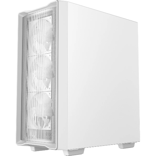 Компьютерный корпус Deepcool CC560 MESH V2 WH без БП, боковое окно (закаленное стекло), 3x120мм ARGb LED вентилятор спереди и 1x120мм ARGb LED вентилятор сзади, белый, ATX