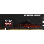 Оперативная память AMD Radeon R9, DDR4, 16GB (1x16GB), 3200MHz, CL16, DIMM, с радиатором, черный