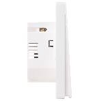 Выключатель HOMMYN настенный zigbee 1 клавиша (без нейтрали) SWZBNN01W