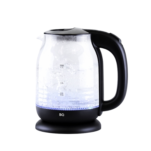 Чайник электрический BQ KT1833G черный/стальной, 2200 Вт, 1.7 л