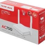 Роутер Mercusys MR20 AC750 Dual-Band Wi-Fi RouterSPEED: 300 Mbps at 2.4 GHz + 433 Mbps at 5 GHzSPEC: 2× Fixed External Antennas, 2× 10/100 Mbps LAN Ports, 1× 10/100 Mbps WAN PortFEATURE: Router/Access Point Mode Mode, WPS/Reset Button, IPTV, IPv6, Parental Controls