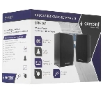 Акустическая система Gembird SPK-201, черный МДФ,2х2,5 Вт, регулятор громкости, USB