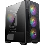 Компьютерный корпус MSI MAG FORGE M100R, Global, 1xUSB 3.0, 2xUSB 2.0, 4x120мм ARGb Fan, ESD ARGbControl Board, Tempered Gl