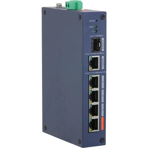 Коммутатор Dahua DH-CHS4106-4ET-60, 1×1 Гбит/с, управляемый