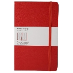 Блокнот Moleskine CLASSIC QP061R Large 130х210мм, 240 страниц, клетка, твердая обложка, фиксирующая резинка, красный