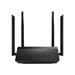 Маршрутизатор беспроводной Asus RT-AC1200 10/100BASE-TX черный (Dual Band)