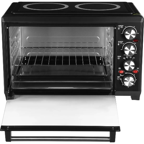 Мини-печь Hyundai MIO-HY086 38 л, 1600 Вт, черный
