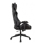 Кресло Бюрократ VIKING 4 AERO BLACK EDITION черный, экокожа, 120 кг, механизм качания