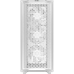 Компьютерный корпус Deepcool CC560 MESH V2 WH без БП, боковое окно (закаленное стекло), 3x120мм ARGb LED вентилятор спереди и 1x120мм ARGb LED вентилятор сзади, белый, ATX