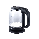 Чайник электрический BQ KT1833G черный/стальной, 2200 Вт, 1.7 л