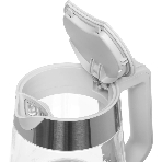 Чайник электрический Haier HK-500 1.7л. 2200Вт серый/белый корпус: стекло/пластик (TD0029955RU)